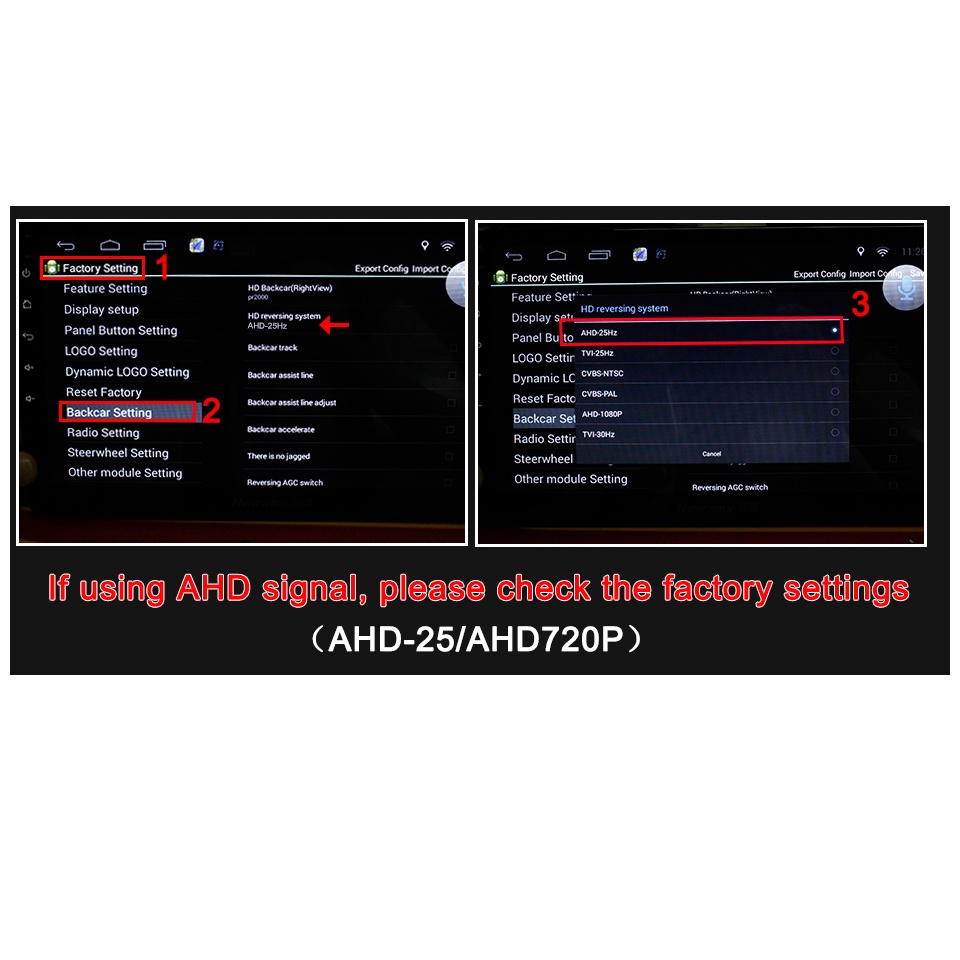 Camera Lùi Xe Hơi Góc Rộng HD Chống Thấm Nước Có Tầm Nhìn Ban Đêm CCD / AHD
