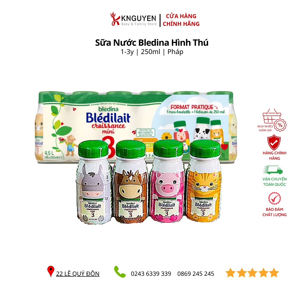 SỮA NƯỚC CHAI BLEDILAT 250ml