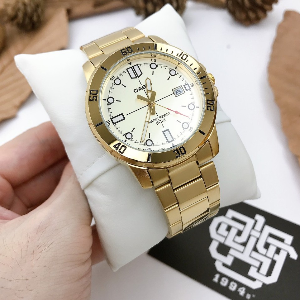 Đồng hồ nam Casio MTP-VD01 Series, size 45mm, chống nước 50m, hàng chính hãng