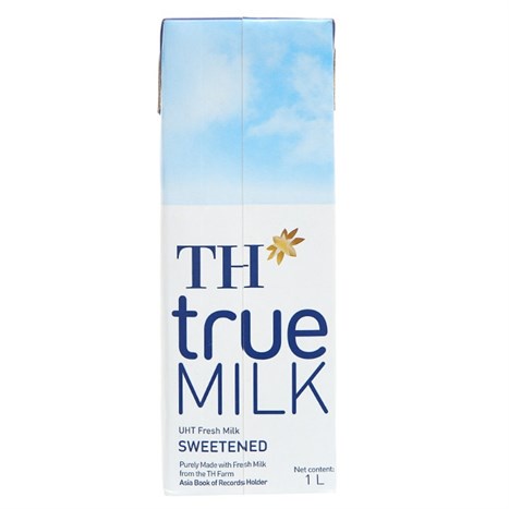 Sữa tươi tiệt trùng có đường TH true MILK hộp 1 lít