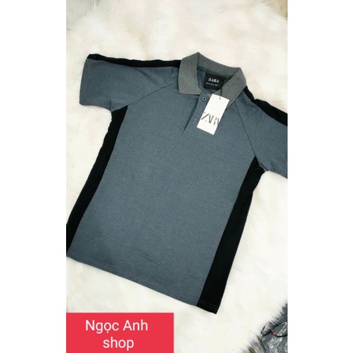 Áo nam tay ngắn có cổ thun cá sấu ,cotton 100% bao đẹp