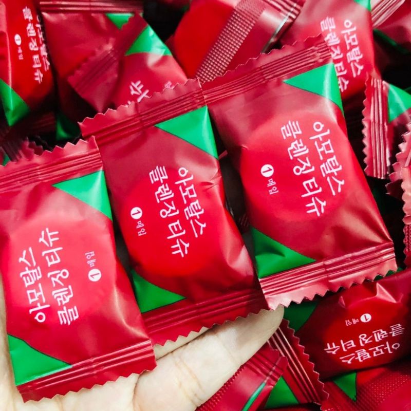 KHĂN GIẤY NÉN HÀN QUỐC DẠNG VIÊN KẸO, DÙNG 1 LẦN