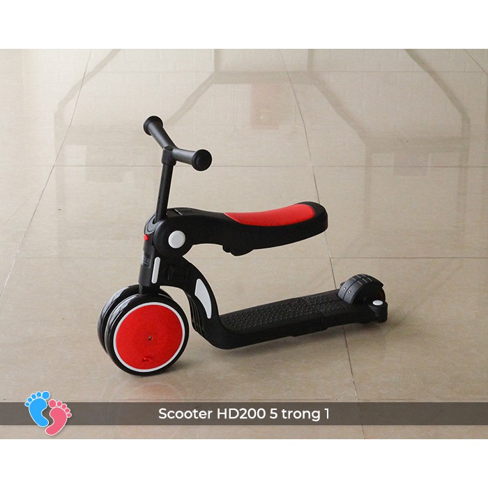 Xe đa năng trượt Scooter xe cân bằng xe đẩy cho bé 5 trong 1 Broller BABY PLAZA HD200