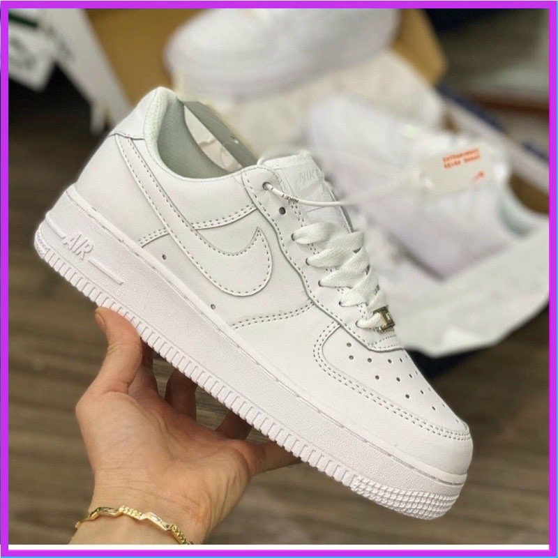 Giày Nike AF1 Air Force 1 Màu Trắng - Giày Thể Thao Sneaker Nam Nữ Nike AF1 Full Bill Box