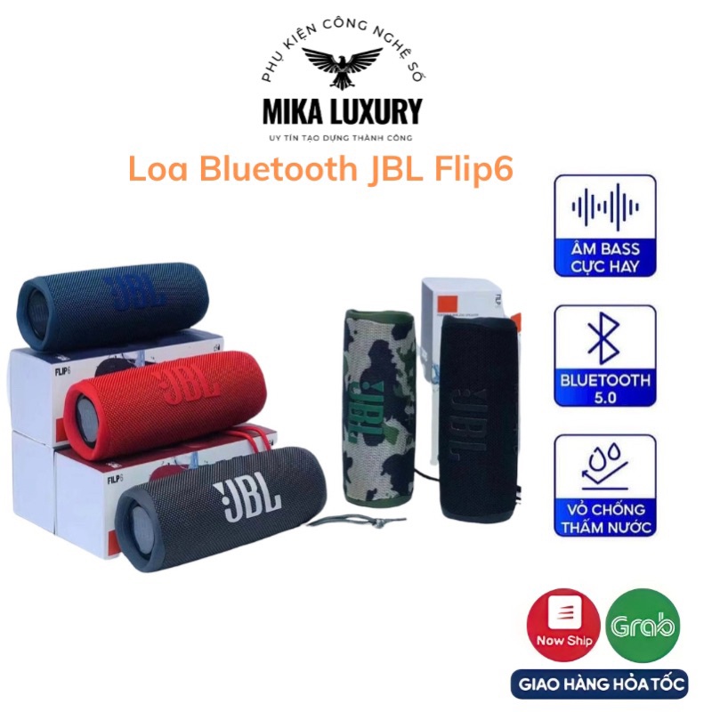 Loa Bluetooth FLIP 6 Mới nhất âm thanh cực đỉnh, có bass Bluetooth 5.1 NEW - Bảo Hành 06 Tháng 1 đổi 1 Thông Minh