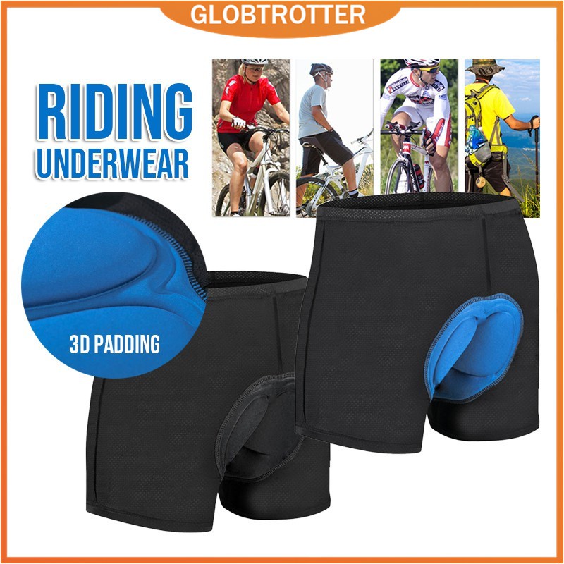 Globetrotter【COD &amp; Hàng sẵn sàng】Quần đùi đi xe đạp có đệm gel 3D