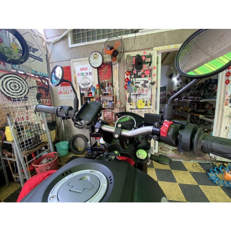 ghidon mt03 phi 22mm cho Xsr155