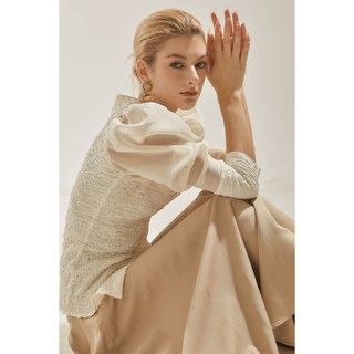 [AT MODA DE LITA] Áo phối voan dài tay