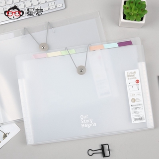 [Xingmeng] 5 Túi Đựng Hồ Sơ Văn Phòng Phẩm 8 Cái 12 Cái Có Khóa Nhỏ Đơn Giản Sáng Tạo Phong Cách Doanh Nhân