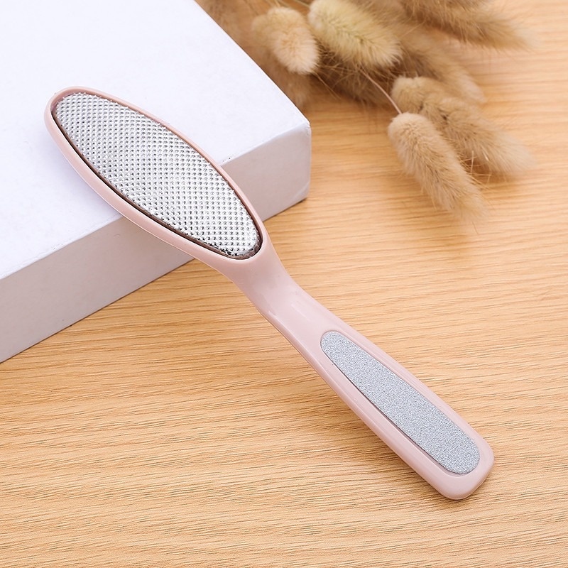 Dụng cụ chà gót chân tẩy tế bào chết hai đầu dạng nhám tiện lợi