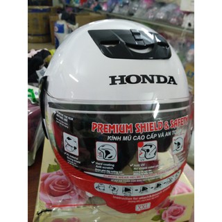 Mũ bảo hiểm honda trùm đầu | mũ cả đầu có kính honda