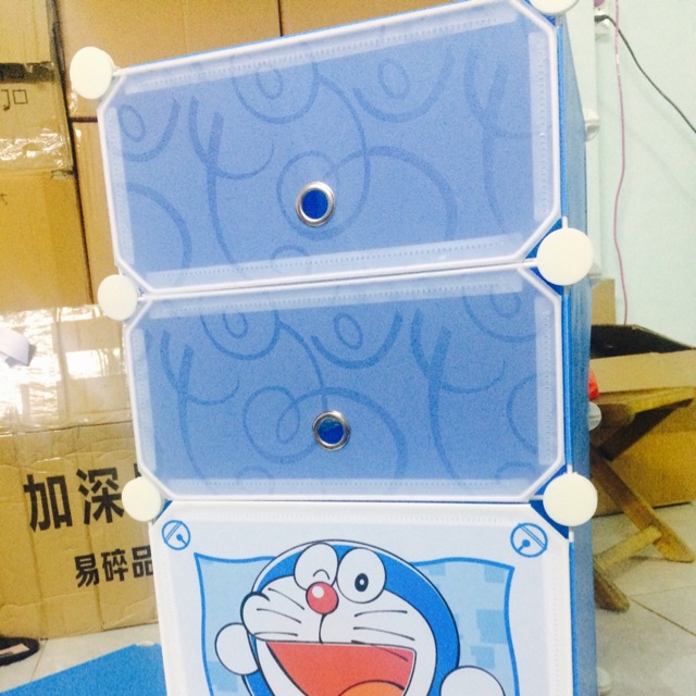 Tủ nhựa ghép MHG 3 ô mini