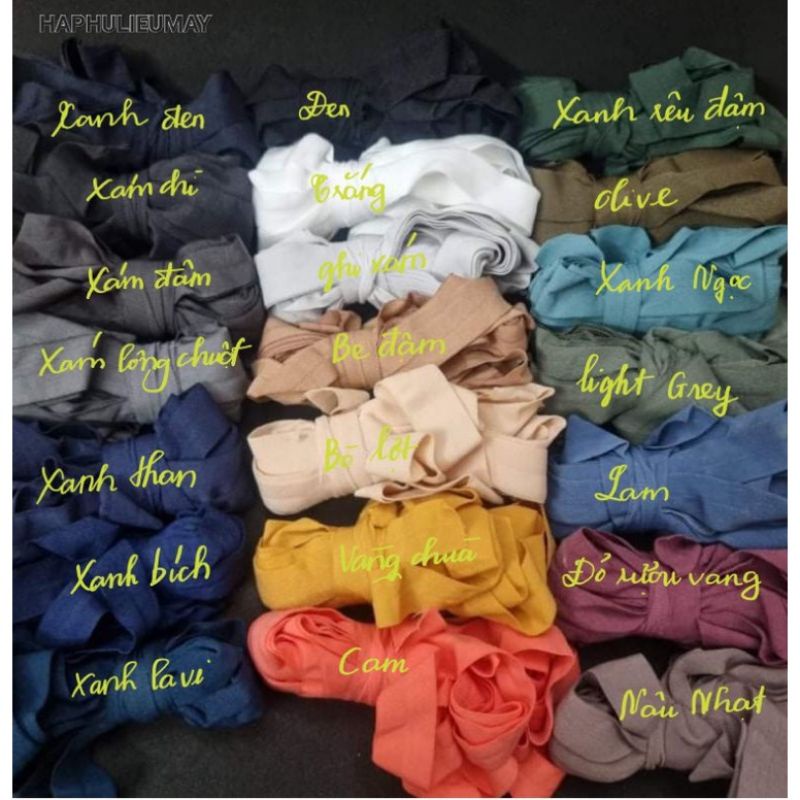 Chun kẹp viền bản 2 cm cuộn 4,5 mét đến 5 mét