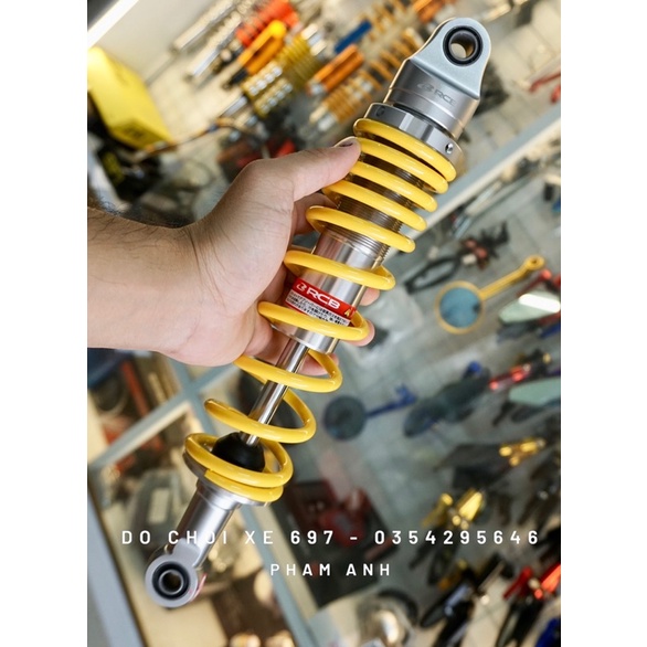 Phuộc sau RCB 60LBS chính hãng lắp Wave, Dream. Fullbox Bảo hành 12 tháng