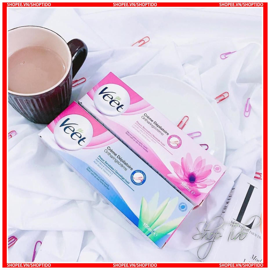 [Mã COS2704 giảm 8% đơn 250K] Kem Tấy Lông Đa Năng Veet Silk&Fresh 100ML Chính Hãng Pháp NPP Shoptido | BigBuy360 - bigbuy360.vn