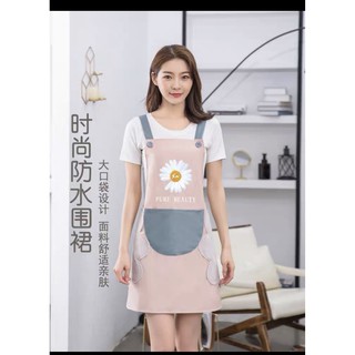 tạp dề hoa cúc