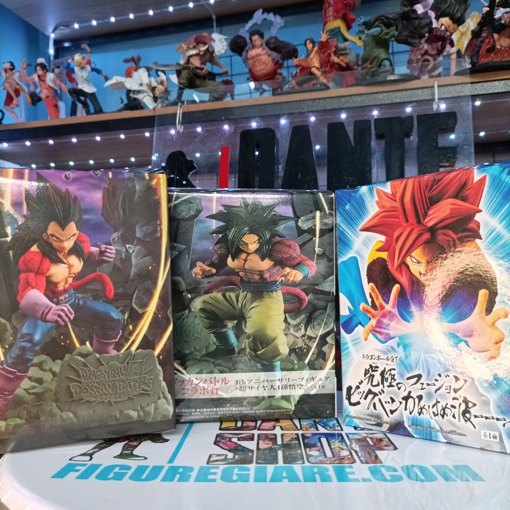 Mô Hình Dragon Ball Super GT Nhân Vật Goku, Vegeta, Gogeta SSJ4 23cm
