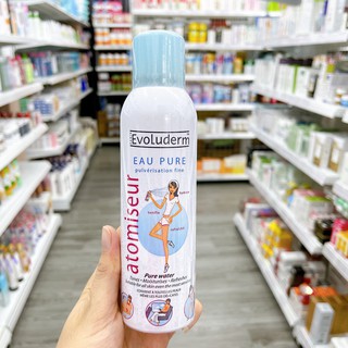 Xịt Khoáng Evoluderm Atomiseur Eau Pure Water