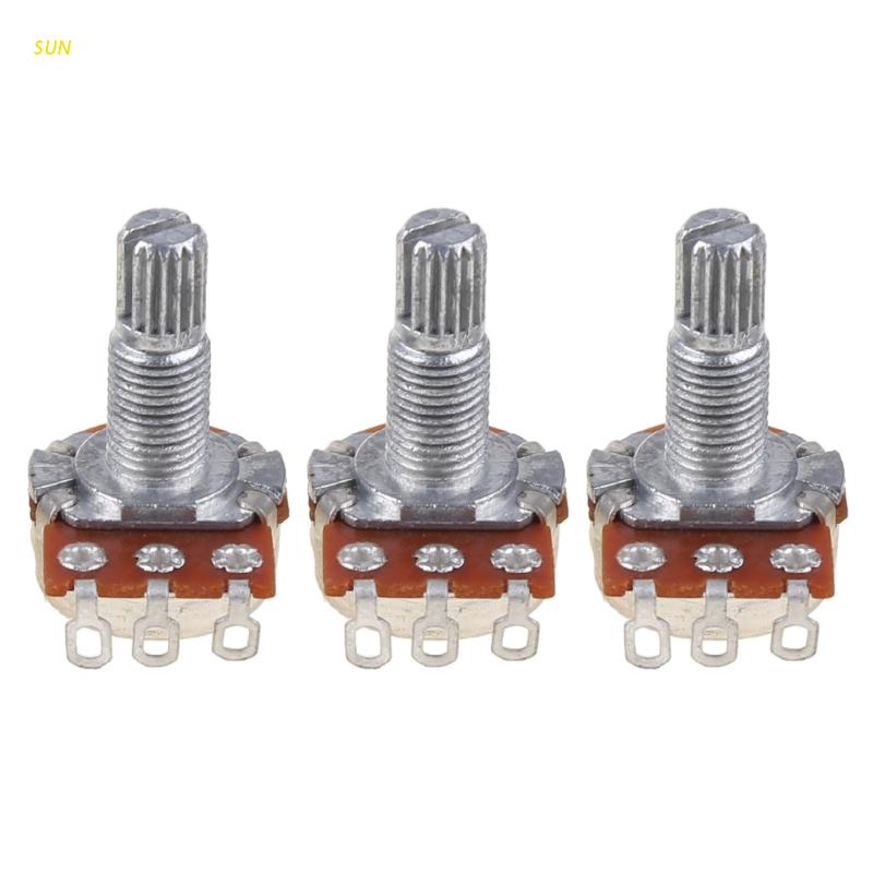 Set 3 Chiết Áp Âm Thanh B250k 10mm Cho Đàn Ghi Ta Điện