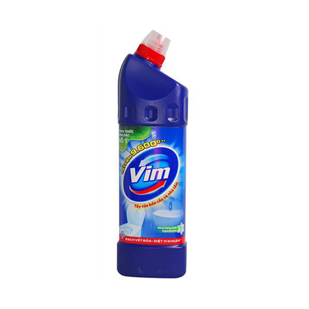 Tẩy Bồn Cầu Vim Xanh Dương Chai 900ml