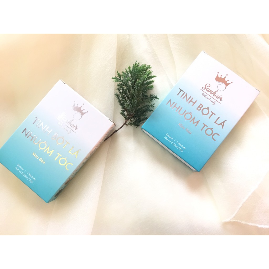 TINH BỘT LÁ NHUỘM TÓC SUNHAIR