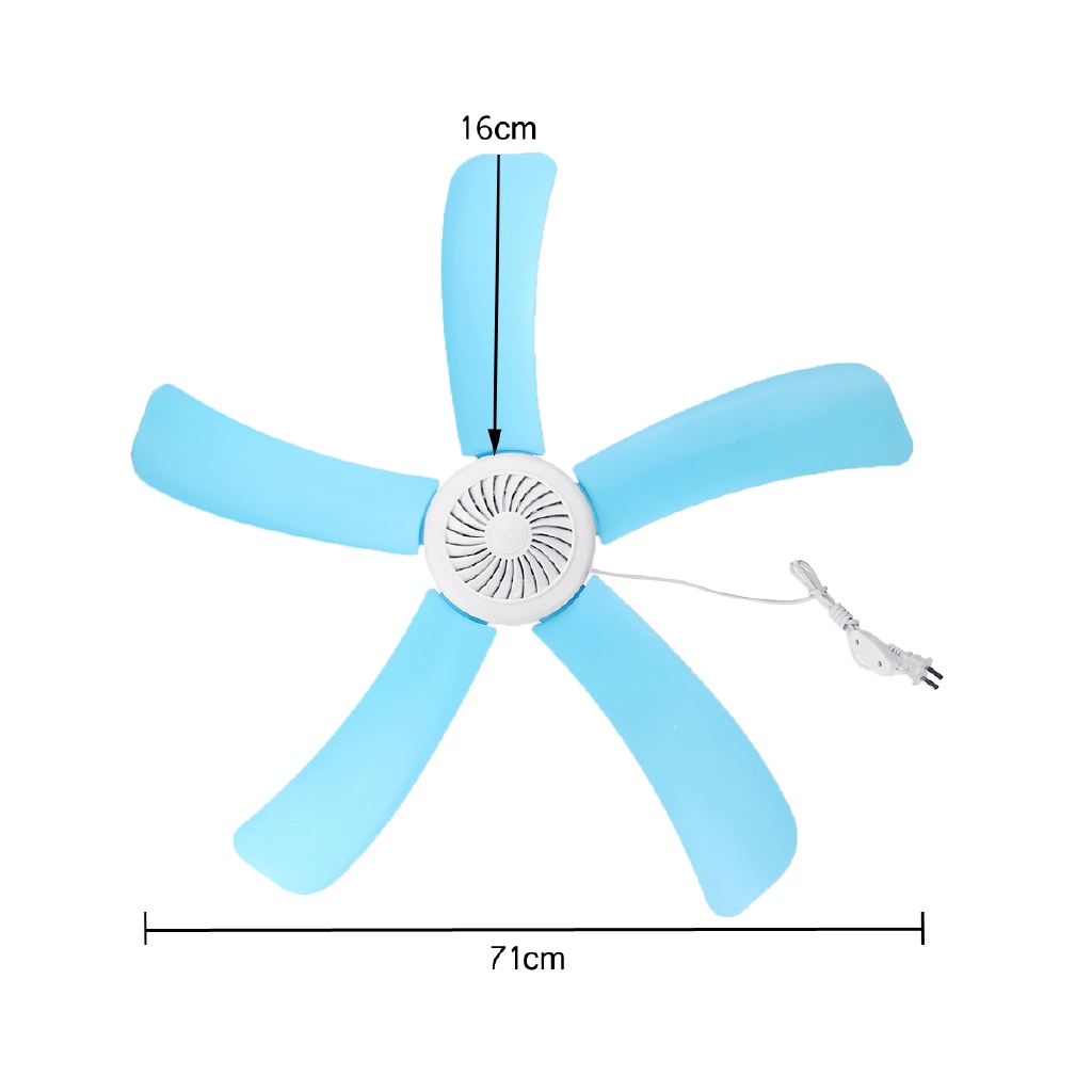 Quạt làm mát mini gắn trần nhà kèm điều khiển từ xa