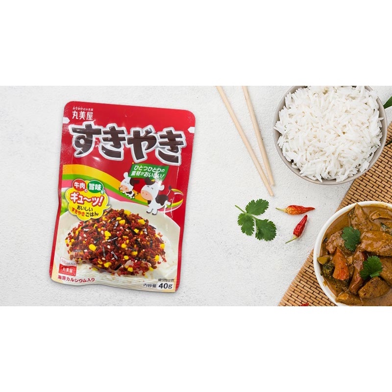 Gia vị rắc cơm cho bé Marumiya, Gói gia vị trộn cơm ăn dặm Nhật Bản