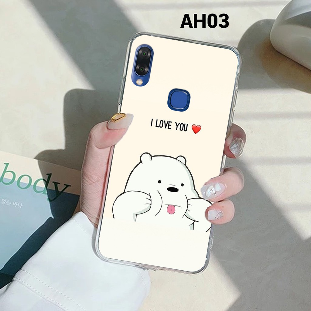 Ốp lưng VSmart - VSmart Bee - Star - Live - Active 1 - Active 1 Plus in hình gấu We Bare bears