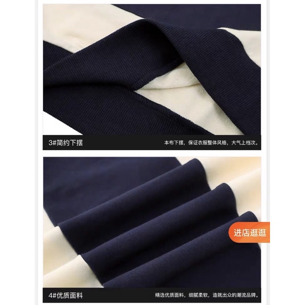 Áo polo kẻ dài tay  Nelly Heybig form rộng dành cho nam và nữ 55 50