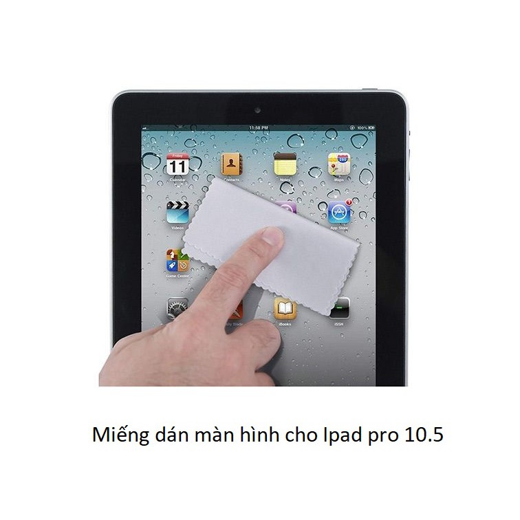 Miếng dán màn hình chống trầy chống vân tay cho Ipad pro 10.5