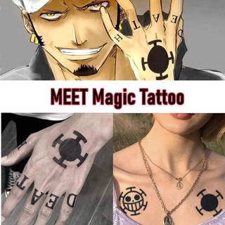 MEET Magic Tattoo】Hình xăm dán họa tiết One Piece lâu trôi giữ ...