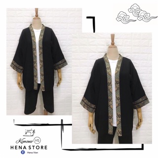 Kimono Haori Viền Gấm