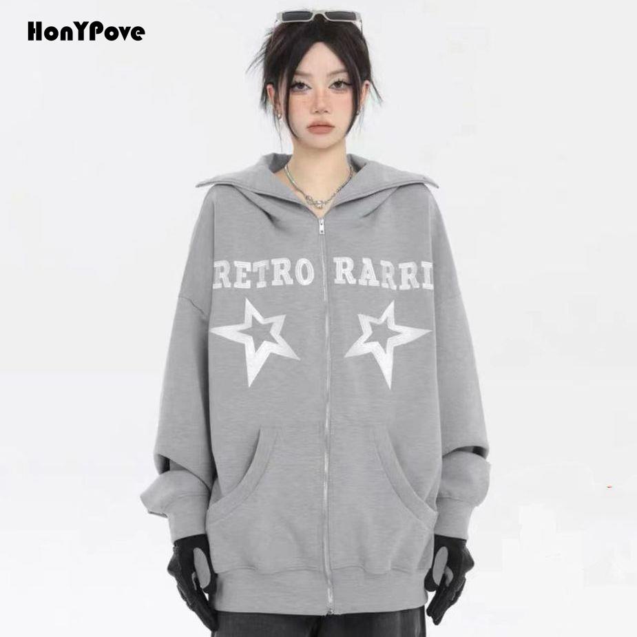 Honypove Áo Hoodie In Hình Ngôi Sao Thời Trang Mới Cho Nữ | BigBuy360 - bigbuy360.vn