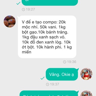 Combo hàng cho khách