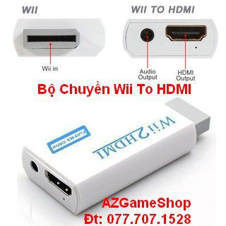 Bộ Chuyển Wii To HDMi Kèm Dây HDMI 1.5m Loại Tốt