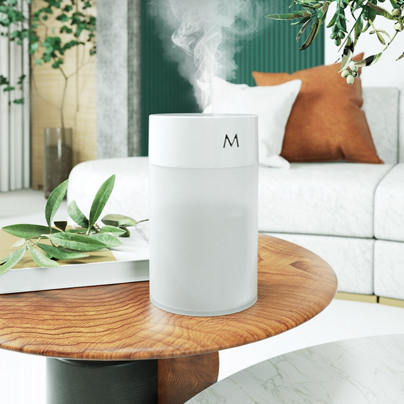 (Hàng Mới Về) Máy Phun Sương Tạo Độ Ẩm Không Khí Usb Nhiều Màu Sắc Tùy Chỉnh 360ml Có Đèn Ngủ