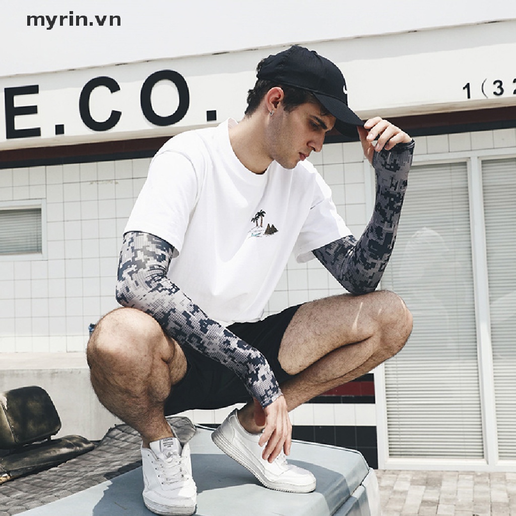 Găng Tay Chống Nắng Và Tia UV Bằng Lụa Lạnh Họa Tiết Rằn Ri