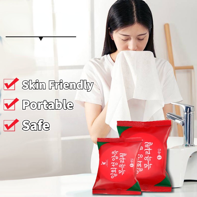 Khăn Tắm Dạng Nén Dày Và Rộng 70*140 Dùng Một Lần Cho Đi Du Lịch