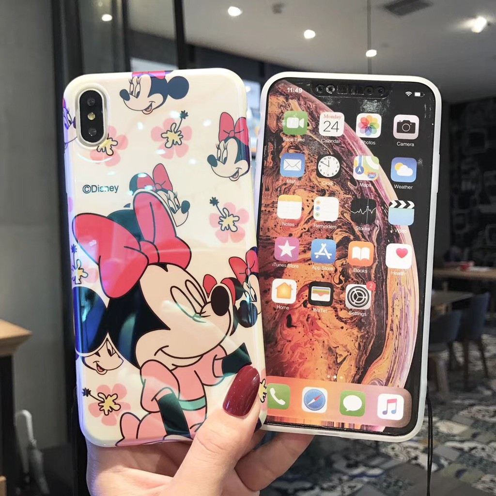 Ốp Điện Thoại In Hình Chuột Mickey / Minnie Đáng Yêu Cho Iphone Xs Max Xr I8 | BigBuy360 - bigbuy360.vn