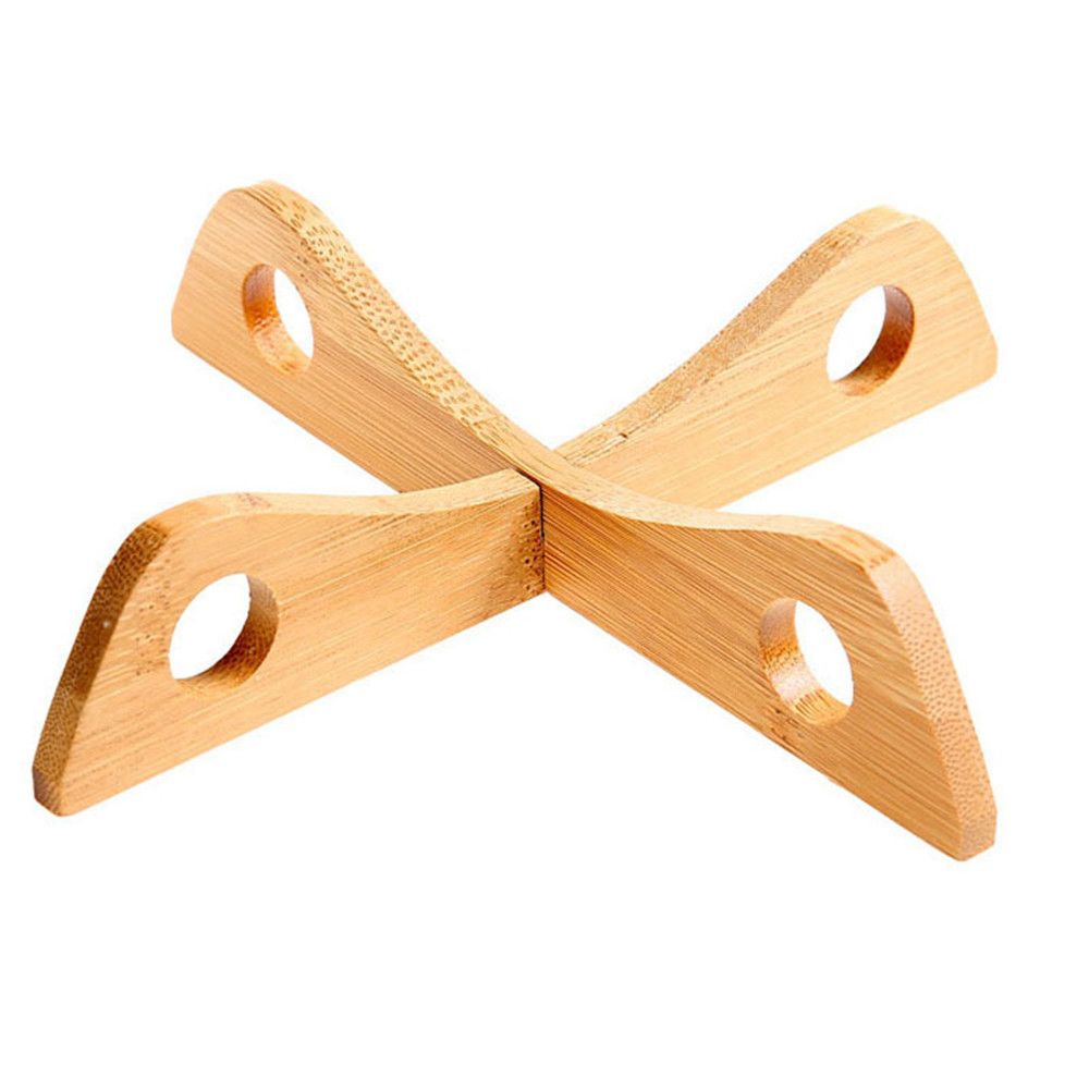 Giá Đỡ Nồi Bằng Tre Cách Nhiệt Tiện Dụng Cho Nhà Bếp