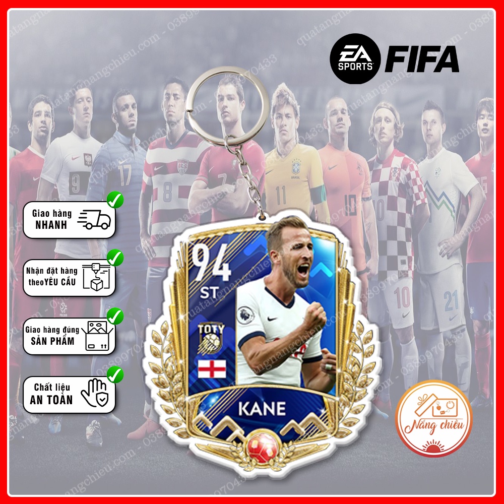 Móc khóa Team Of The Year, Móc khóa FFOL4 ☘️MÓC KHÓA THẺ CẦU THỦ☘️