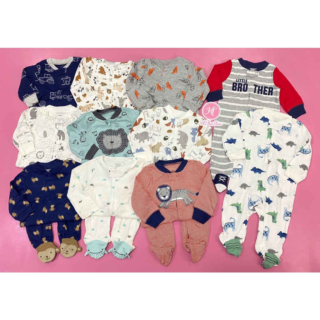(3-8,5kg) Sleepsuit/ Body vớ C4RTER cho bé trai