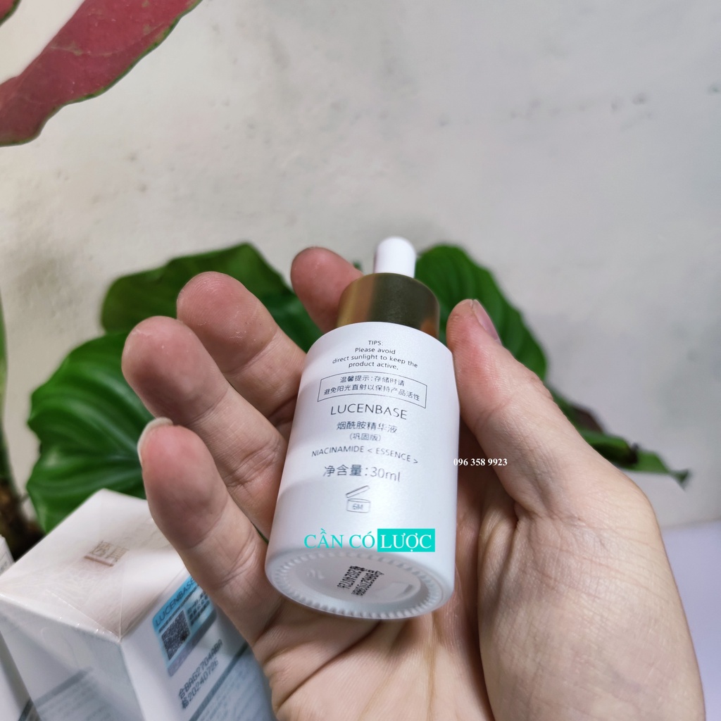 Serum trắng da Lucenbase B3 3% 5% 10% giảm thâm, Serum niacinamide sáng da cấp ẩm cho da mặt
