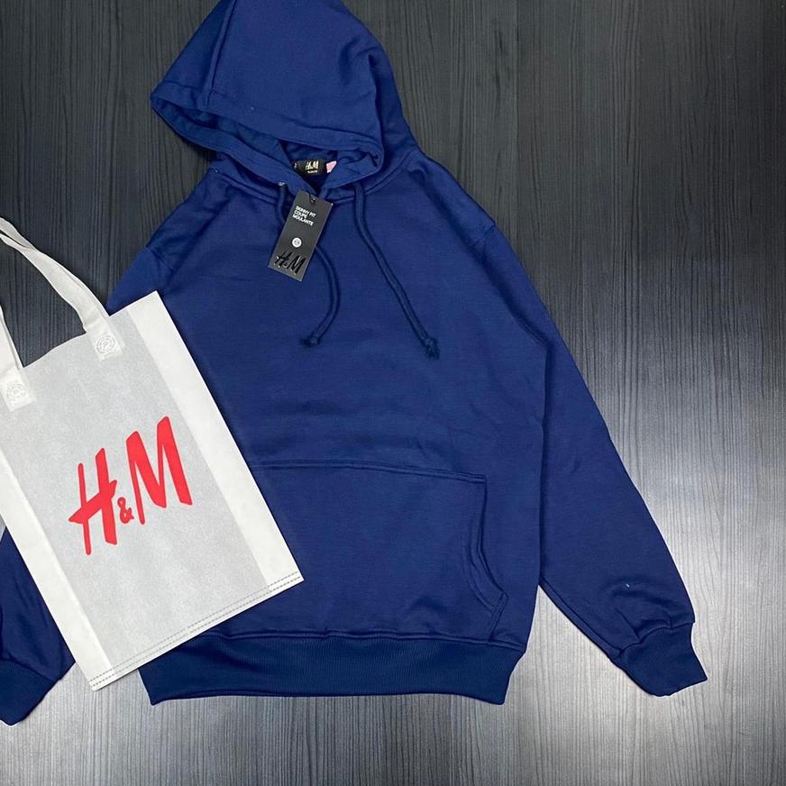 Áo hoodie trơn h & m cơ bản - ảnh sản phẩm 2