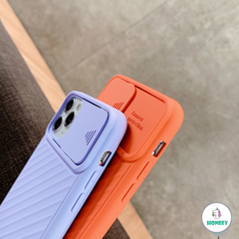 Ốp điện thoại silicon màu kẹo bảo vệ toàn diện có ngăn trượt bảo vệ camera cho iPhone 11 Pro Max XR Xs Max 8 7 Plus | BigBuy360 - bigbuy360.vn