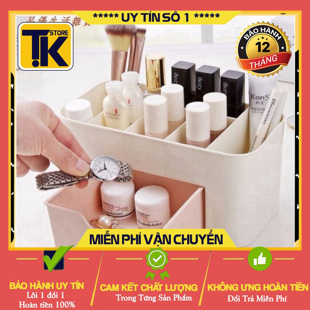 [Hàng Loại 1] Kệ Mỹ Phẩm Nhựa Mini Nhiều Ngăn- kệ để đồ trang điểm nhỏ gọn . .