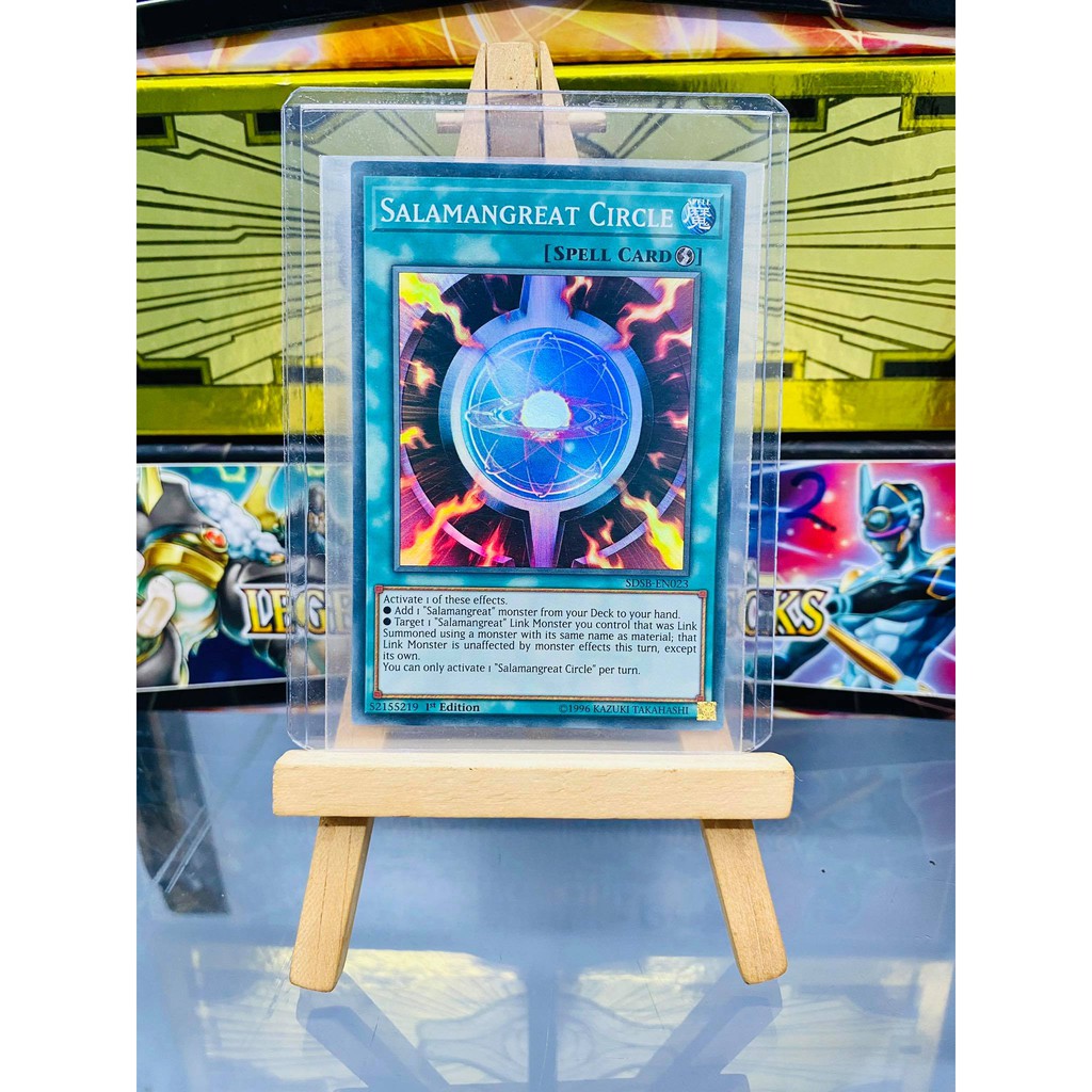 [ Dưa Hấu Yugioh ] Lá bài thẻ bài Salamangreat Circle - super rare Tặng bọc bài nhựa bảo quản