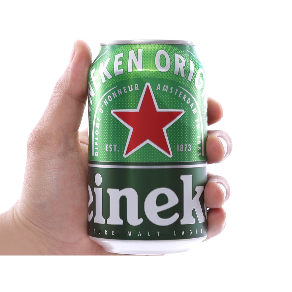 Thùng bia Heineken xanh 24 lon x 330ml