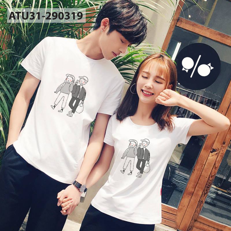 Áo Cặp Cá Tính In Theo Yêu Cầu