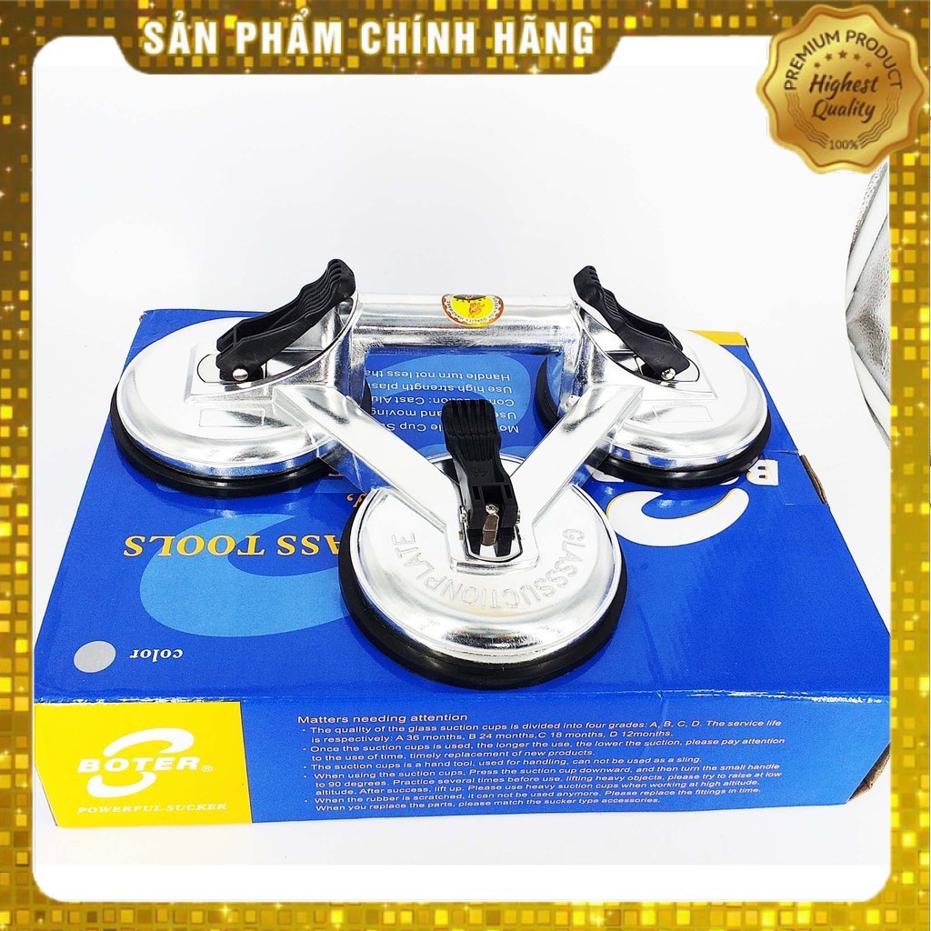 HÍT KÍNH CHÂN KHÔNG TRẮNG 3 CHẠC CAO CẤP